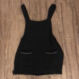 Zara knit overall dress